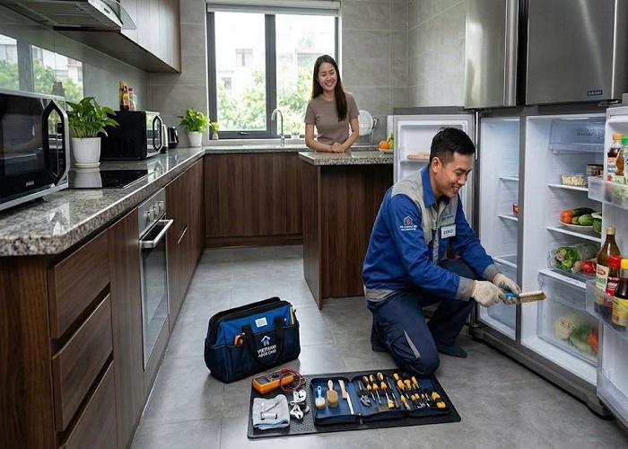 dịch vụ sửa tủ lạnh chảy nước tại nhà Hà Nội